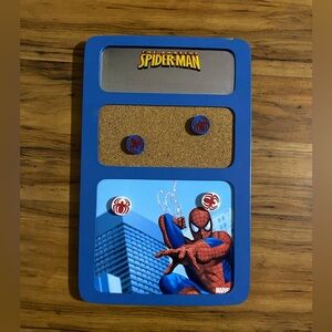 The Amazing Spiderman Memo Board With Mirror Cork Message & Magnet Message Board